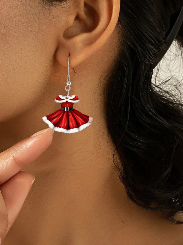 Women's Christmas Dress Earrings